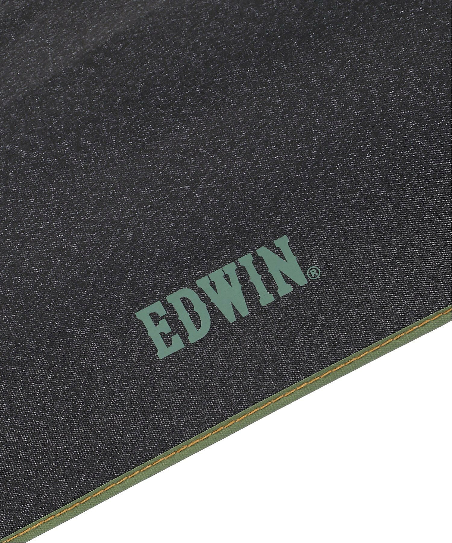 EDWIN(エドウィン) メンズ 折りたたみ傘 パイピング/ワイド60cm